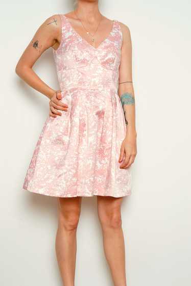 Cece By Cynthia Steffe "Kinley" Pink Printed Dress