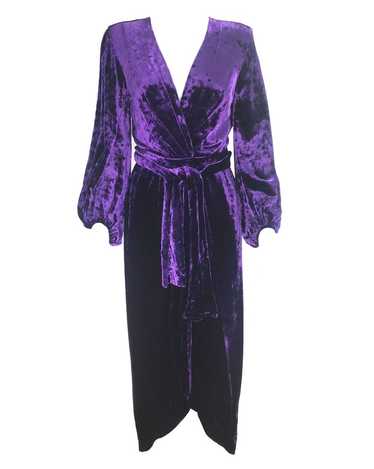 Yves Saint Laurent 1970s Velvet Gown - image 1