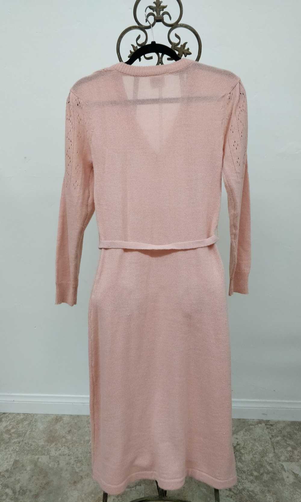 Vintage Joni Blair Peach Sweater Dress - image 2