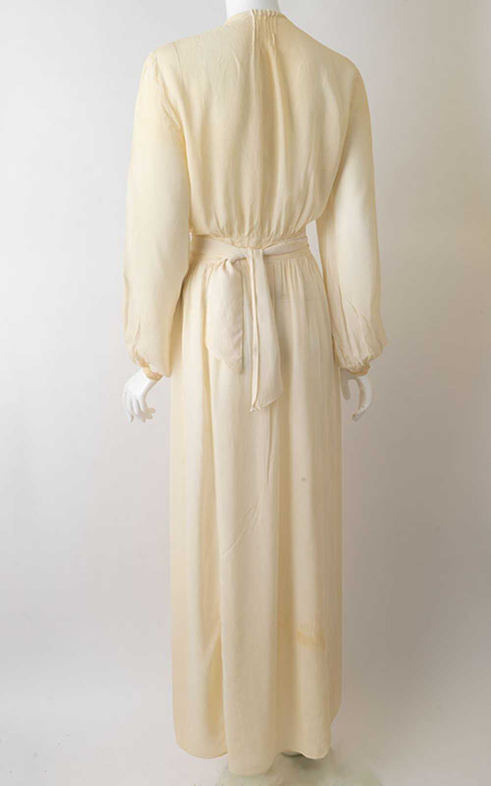40s Sheer Dressing Gown - image 3