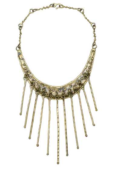 PAL KEPENYES BRONZE FRINGE COLLAR NECKLACE