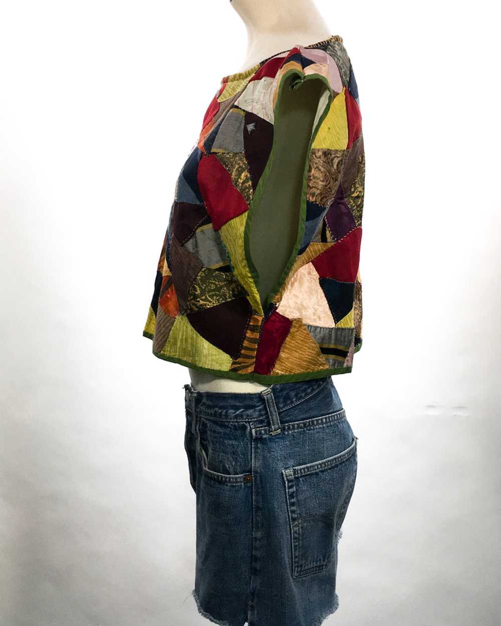 Handmade Crop Top from 1940s Quilt - image 4