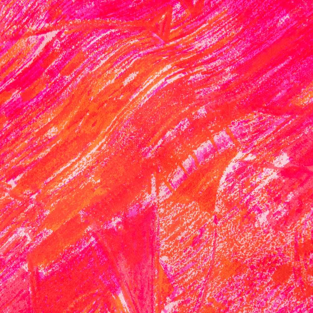 Pierre Cardin 60s Pink Tropical Floral Silk Dress… - image 6