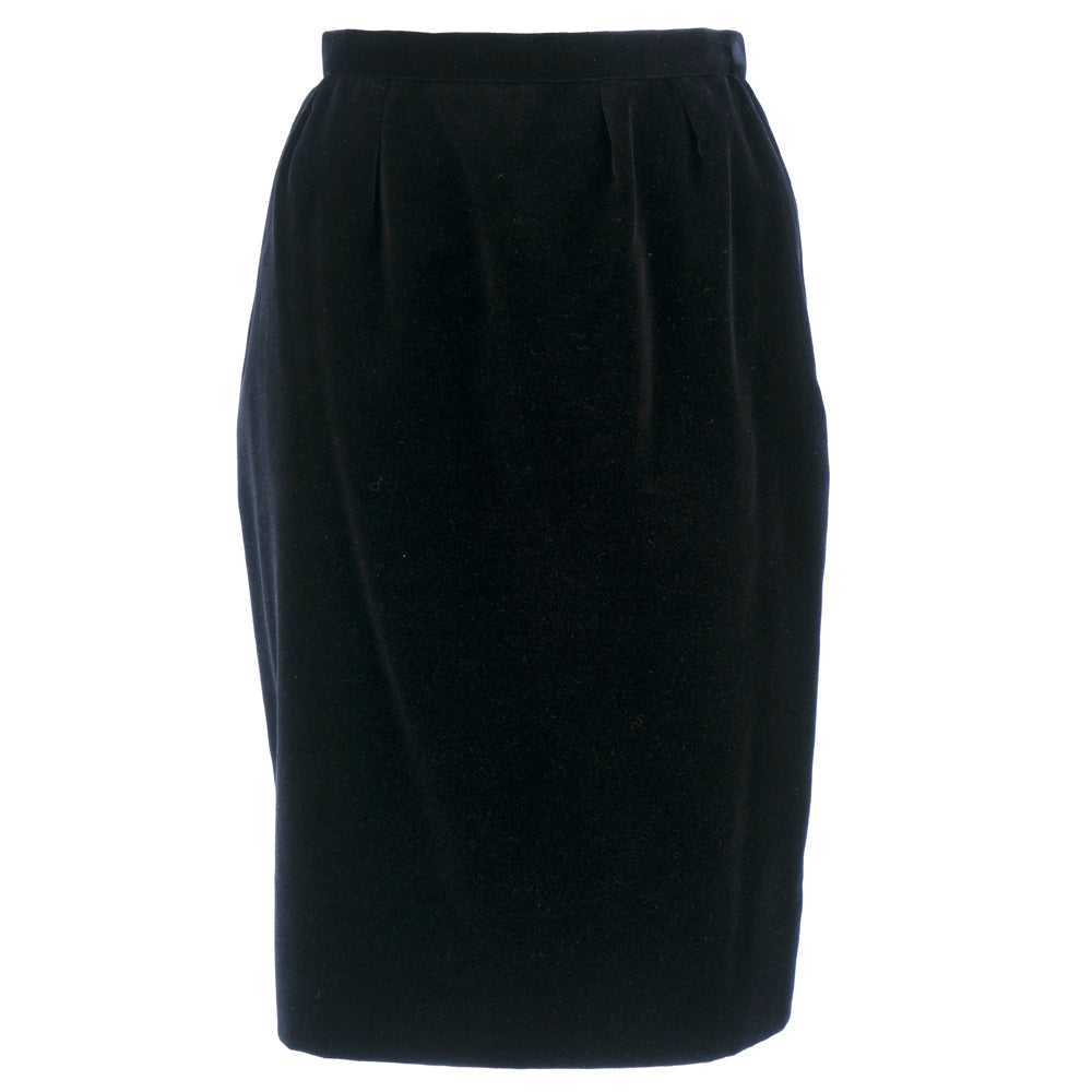 FERAUD 90s Velvet Sequin Tuxedo Skirt Suit - image 5