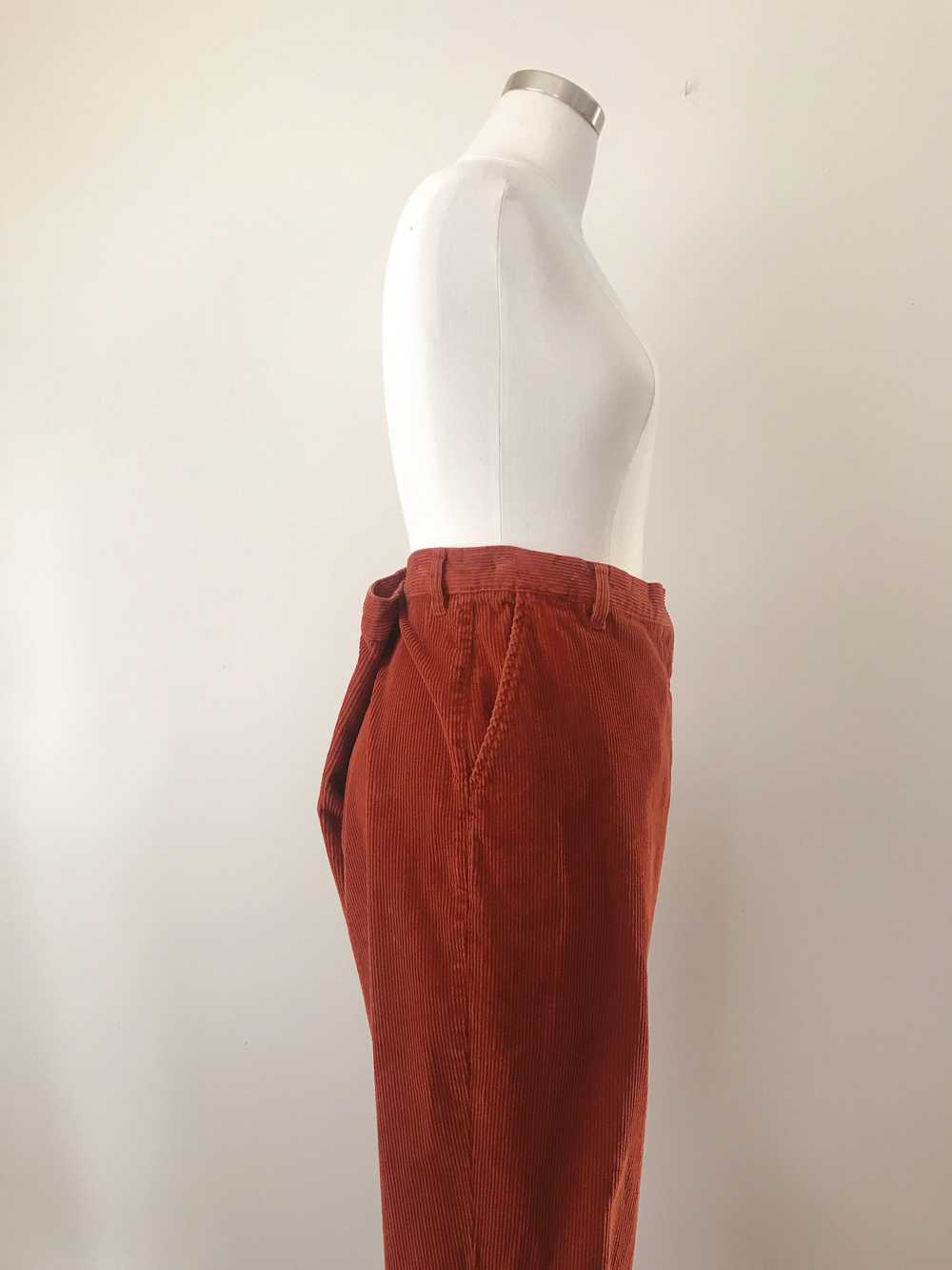 1980s Woolrich Rust Colored Corduroy Pants - image 6