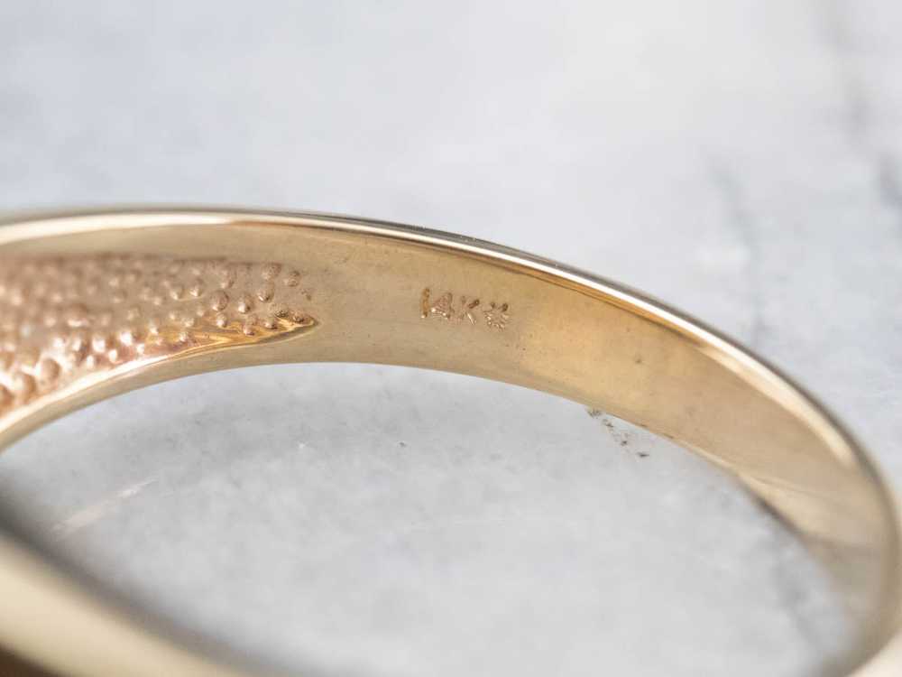 Classic Yellow Gold Signet Ring - image 5