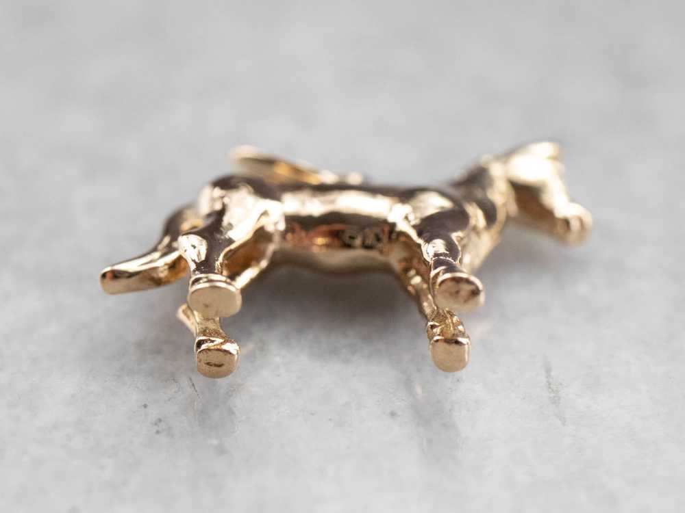 Young Horse Gold Charm - image 4