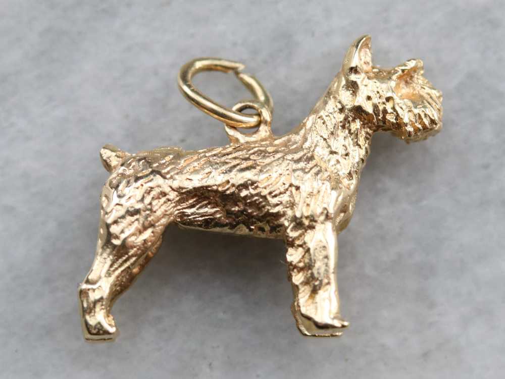 Gold Scottish Terrier Pendant - image 2