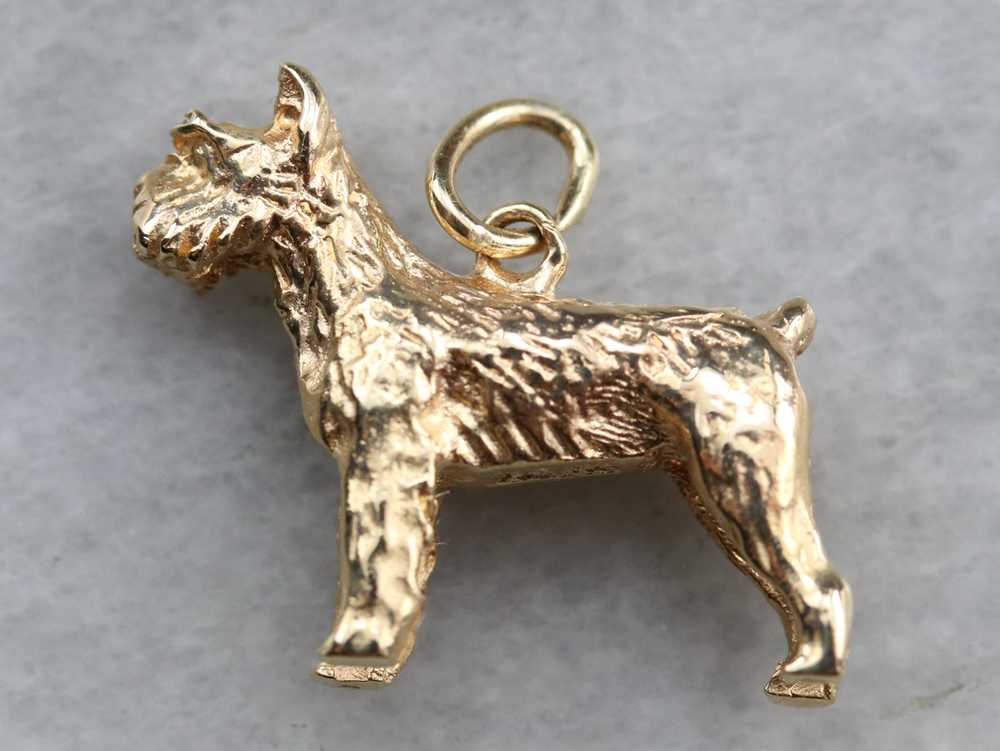 Gold Scottish Terrier Pendant - image 3