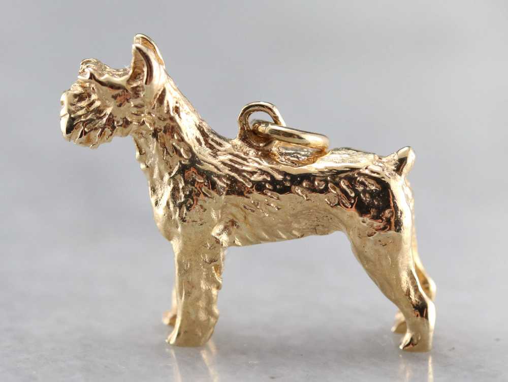 Gold Scottish Terrier Pendant - image 4