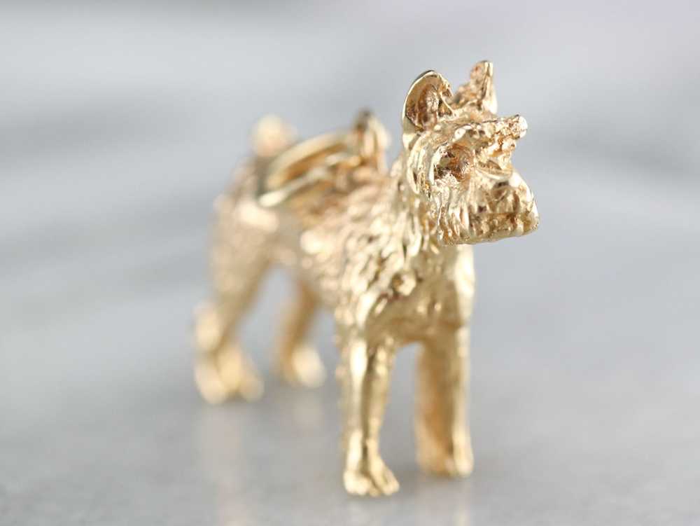 Gold Scottish Terrier Pendant - image 5