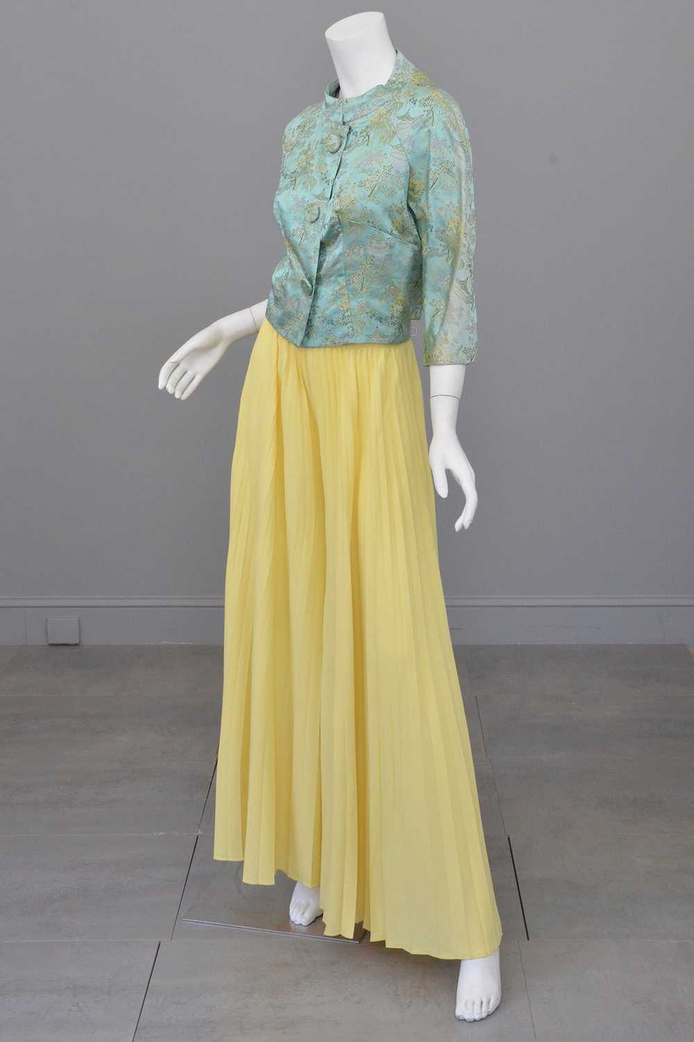 1970s Pleated Palazzo Pants - image 7