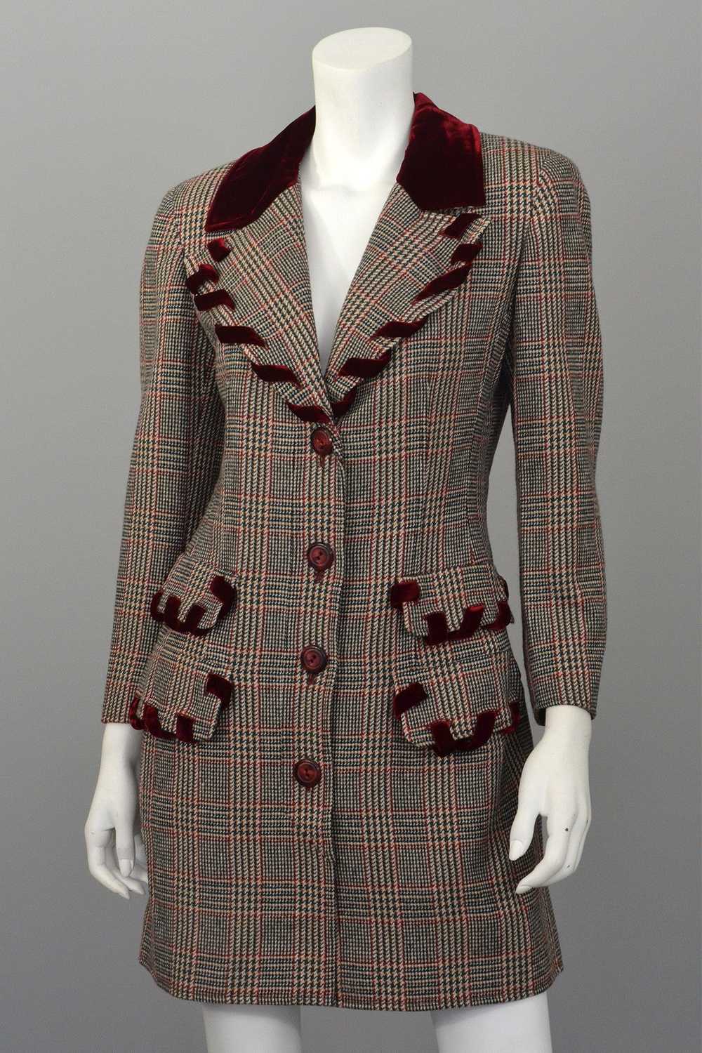 Valentino Tweed Riding Jacket - image 5