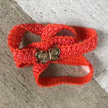 Volup Orange Butterfly Belt