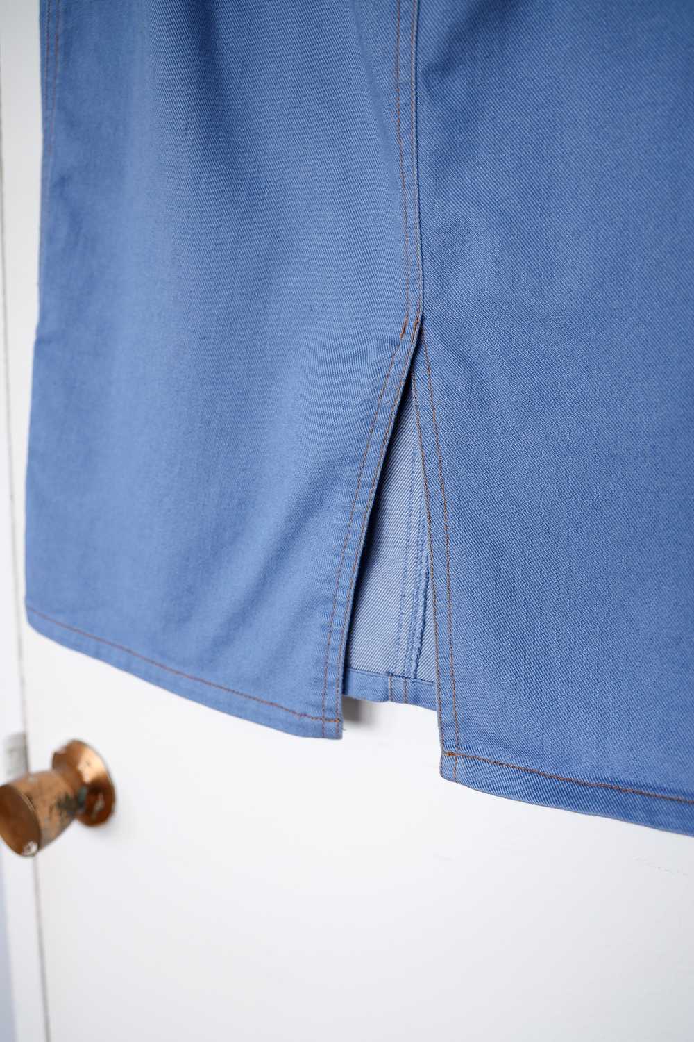Cornflower Blue Pencil Skirt / Size 8 - image 9