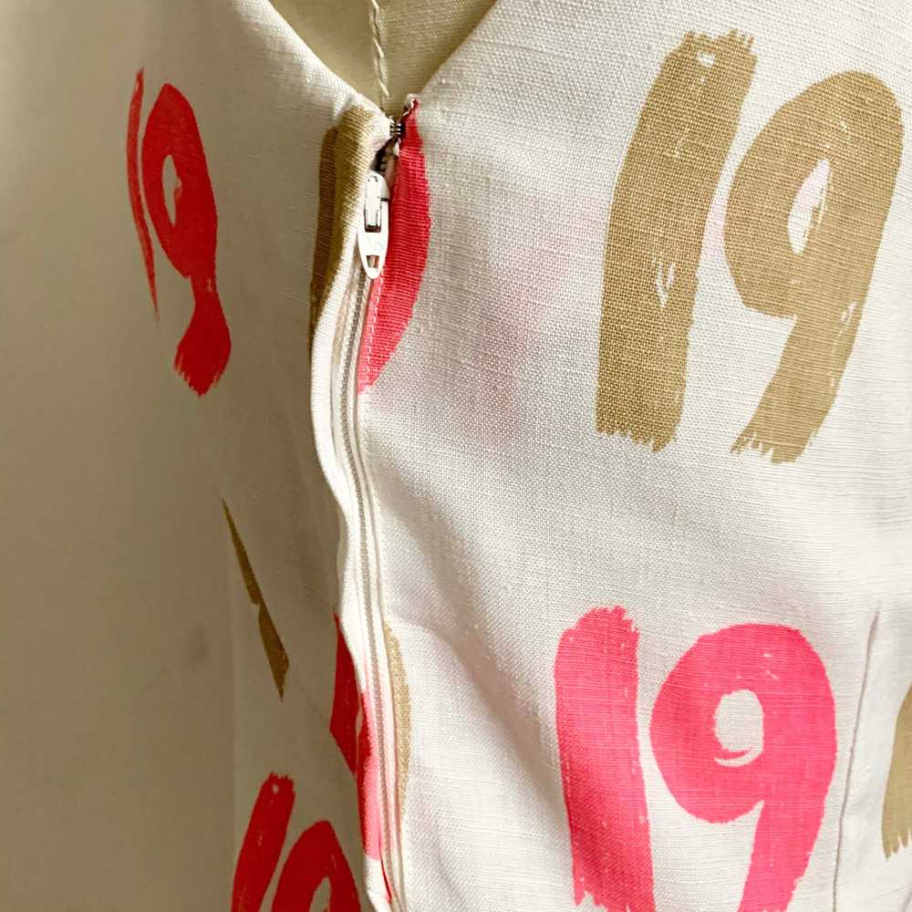 1950s "Nineteen" Linen Wiggle Dress - image 5