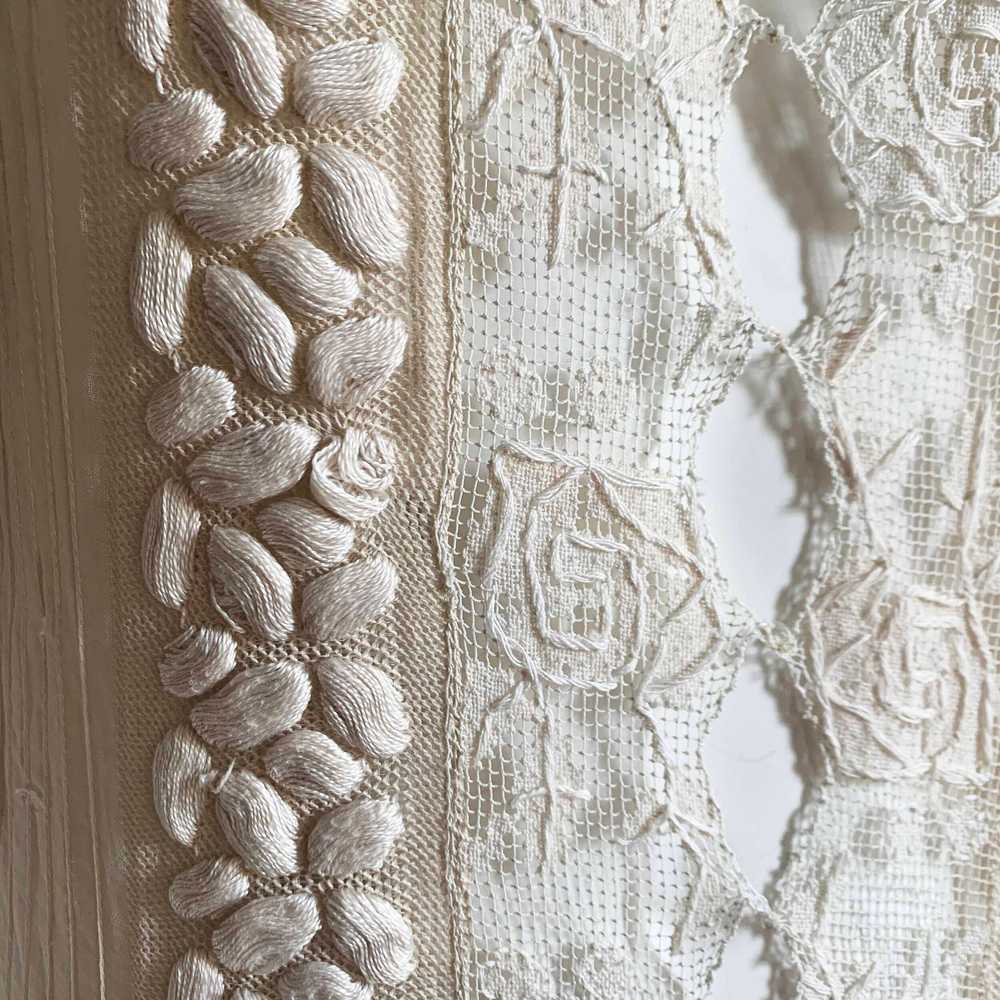 Exquisite Antique Lace Dress - image 5