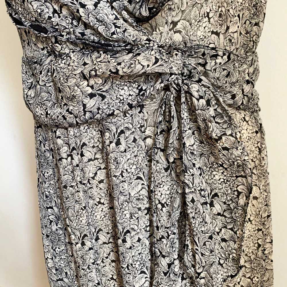 1930s Cotton Voile Cape Dress - image 7