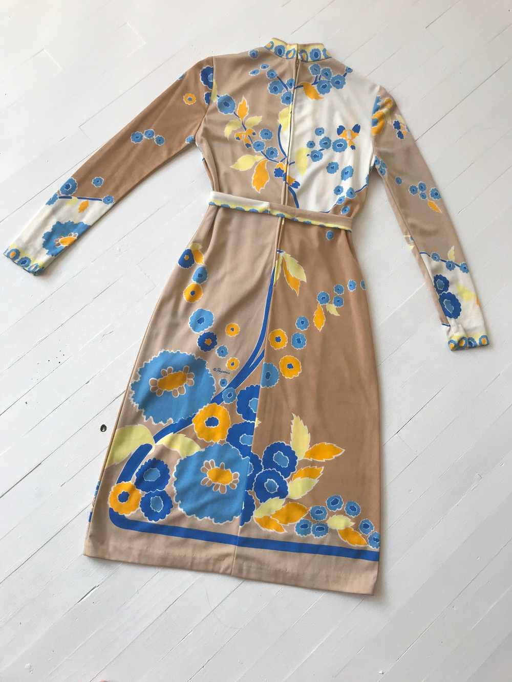 1970s Paganne Printed Dress - image 3