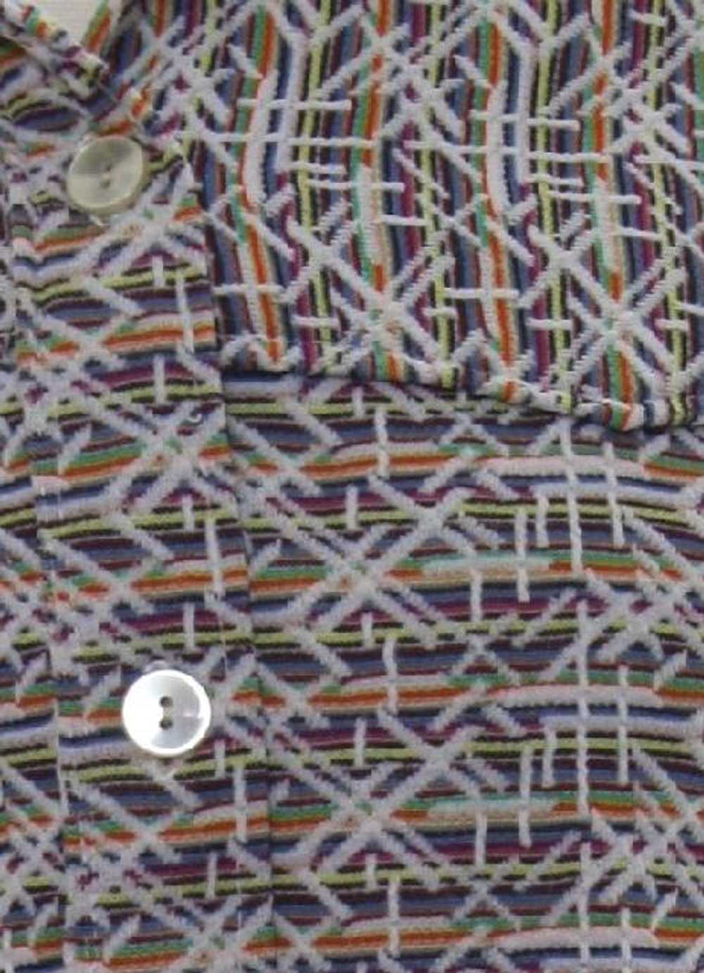 1970's Womens Knit Leisure Shirt-Jac Style Shirt - image 2