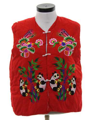 1980's Womens Asian Inspired Hippie Vest