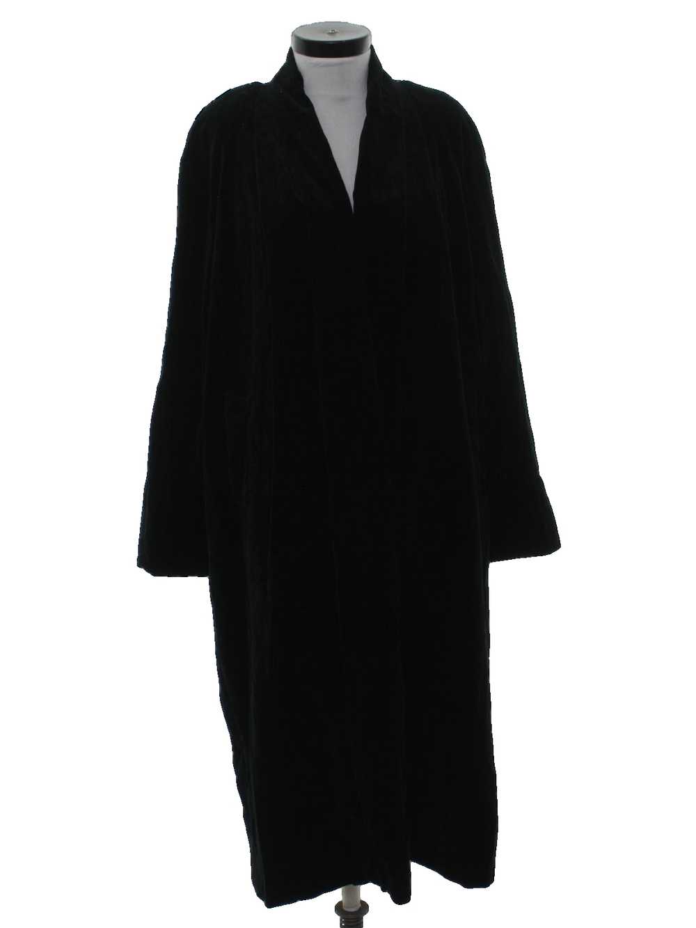1990's Collections Womens Velvet Duster Coat Jack… - image 1
