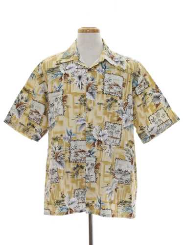 1980's Pierre Cardin Mens Hawaiian Shirt