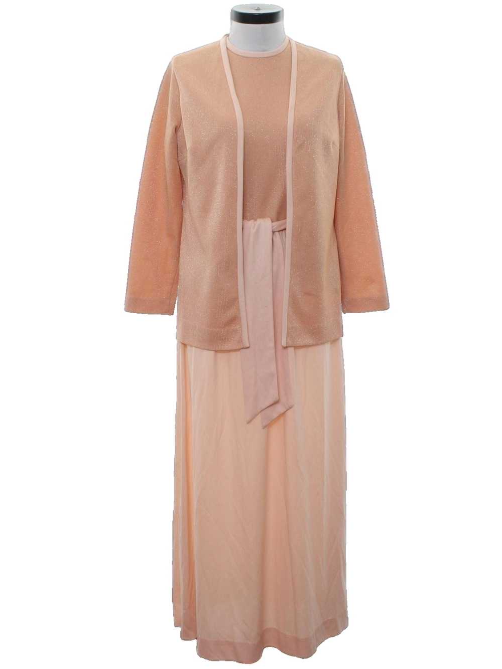 1970's Bleeker Street Cocktail Maxi Dress - image 1