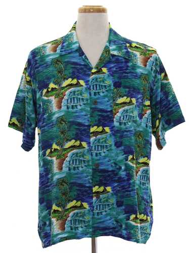 1990's Ocean Current Mens Hawaiian Shirt