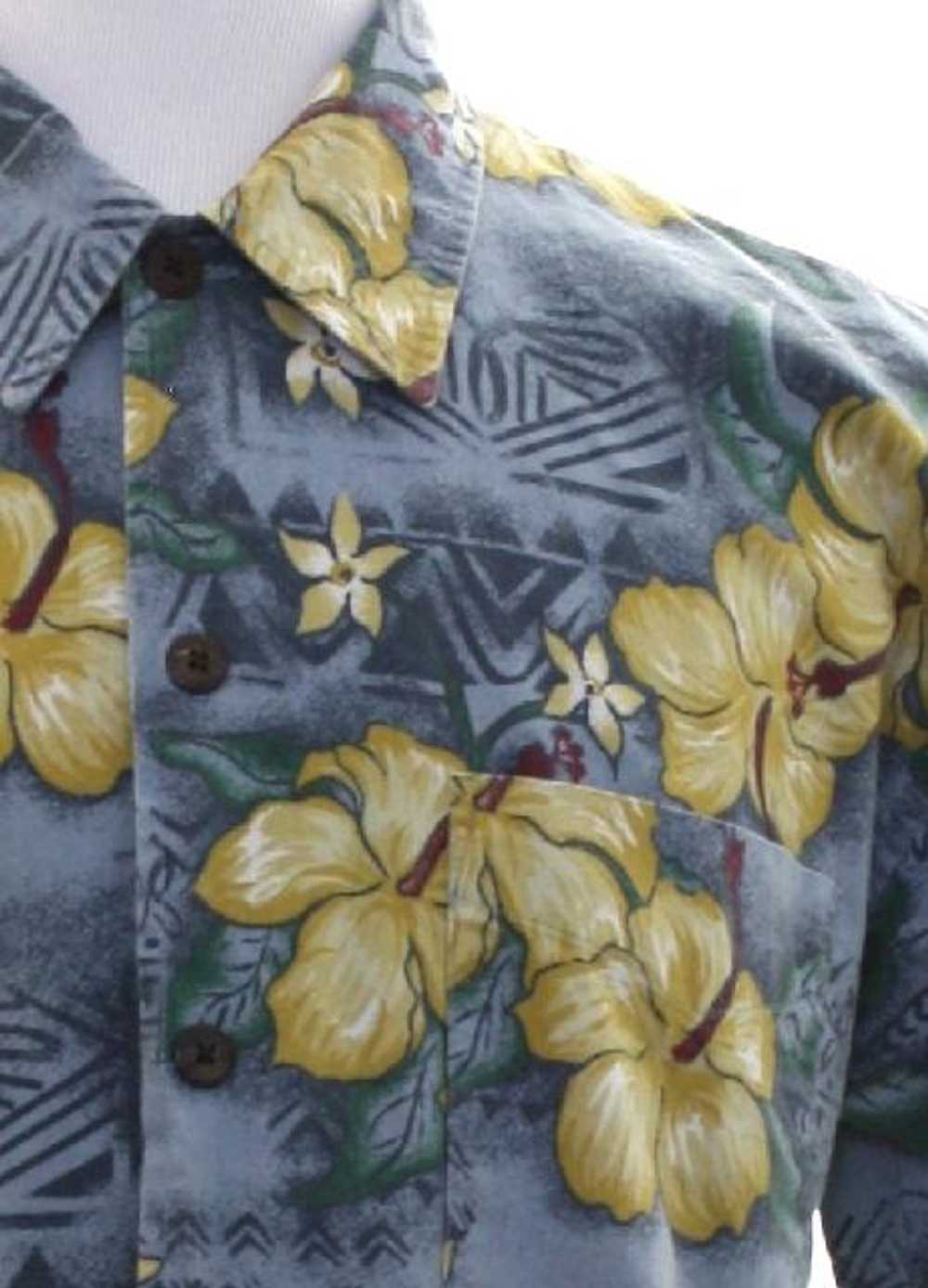 1990's Cherokee Mens Hawaiian Shirt - image 2