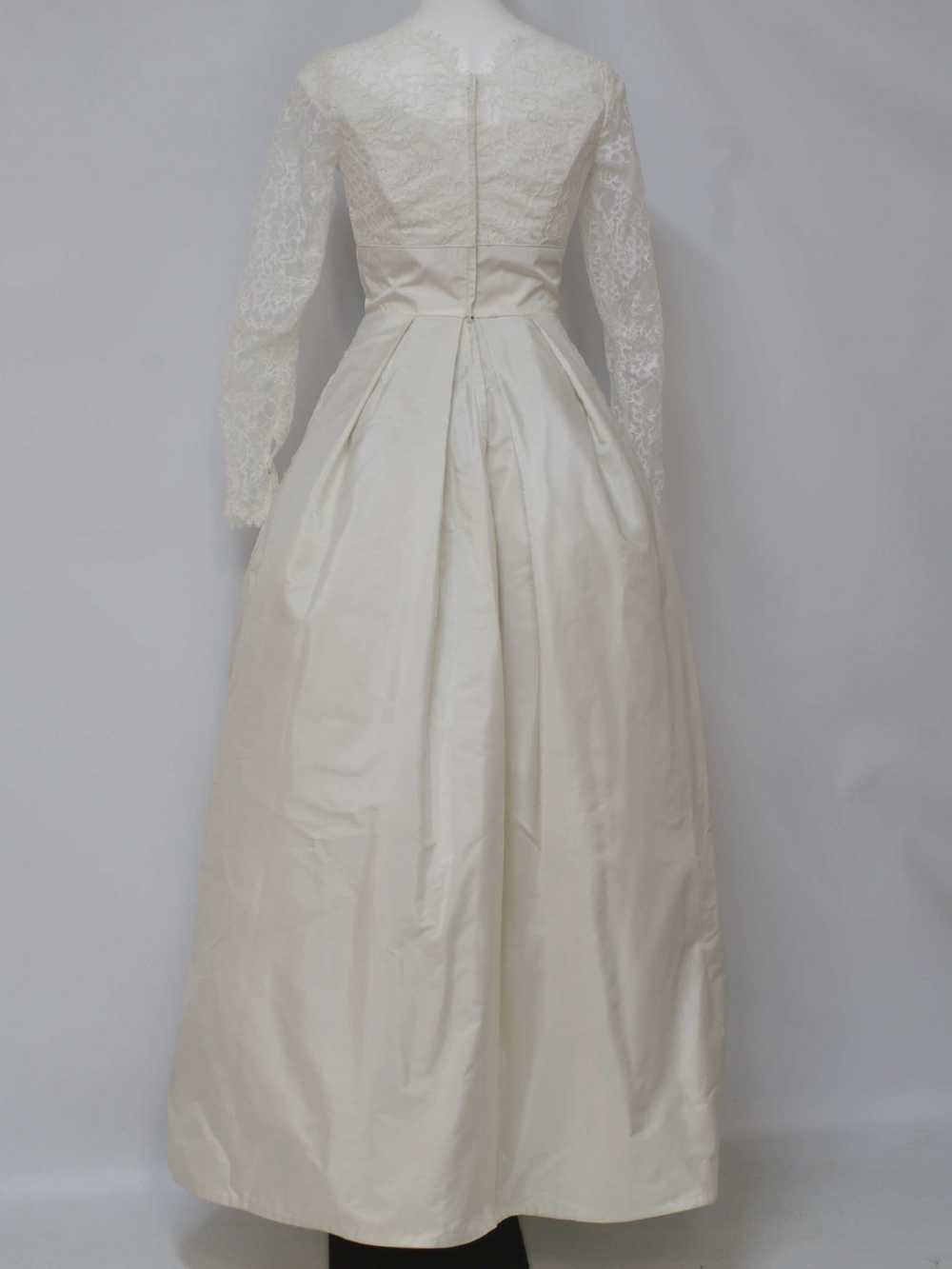 1960's Union Label Wedding Maxi Dress - image 3
