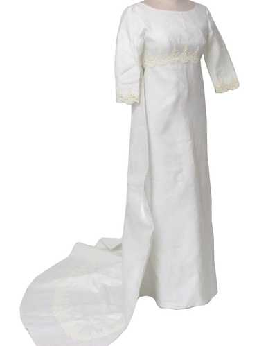 1960's Union Label Wedding Maxi Dress - image 1