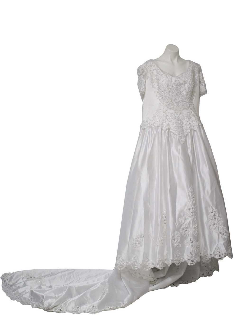 1990's ACE Plus Size Wedding Dress - image 1