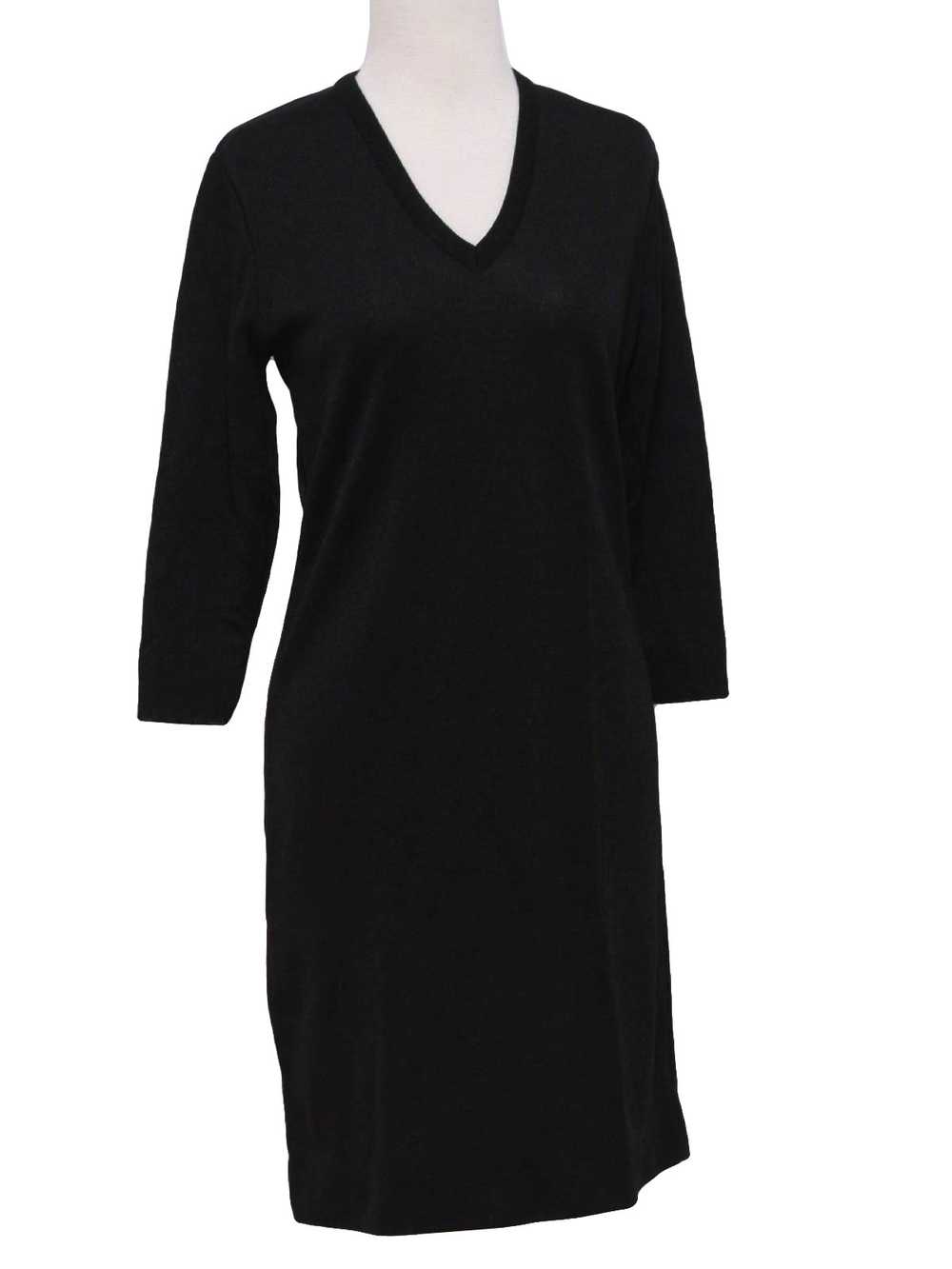 1970's Rosanna Knit Little Black Dress - Gem