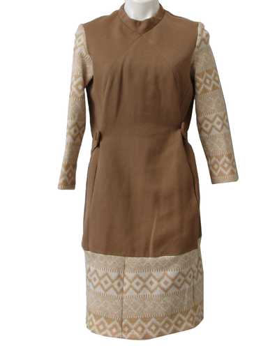 1970's I Magnin Mod Knit Dress