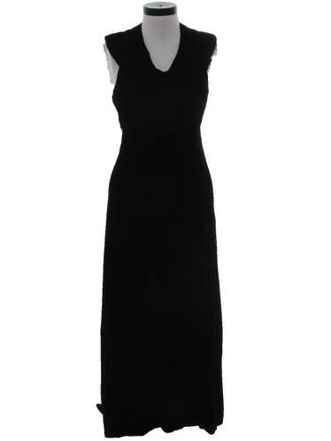 1970's Mindy Malone Velvet Cocktail Dress - image 1