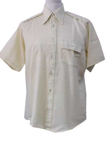 1970's Montgomery Ward Mens Solid Shirt - image 1