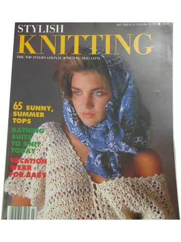 1980's Stylish Knitting July 1986 Knitting Book