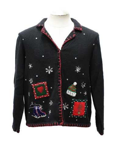 Basic Editions Womens Ugly Christmas Sweater