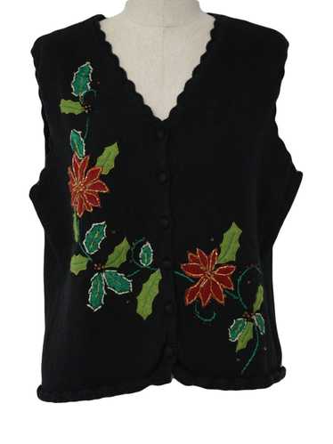 Studio Joy Womens Ugly Christmas Sweater Vest - image 1