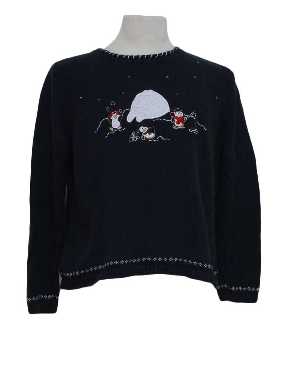 Christopher & Banks Womens Ugly Christmas Sweater - image 1