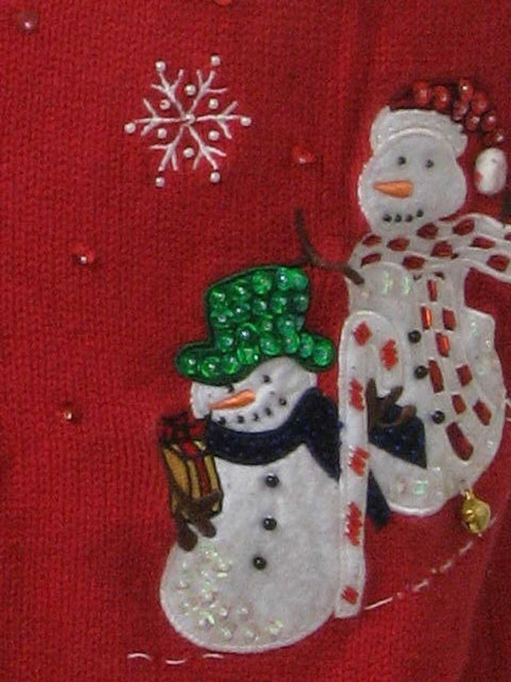 Womens Ugly Christmas Sweater Vest - image 2