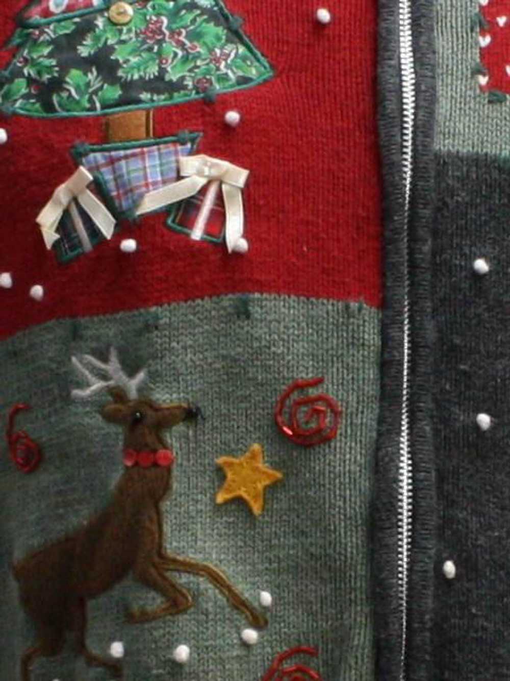 Karen Scott petites Womens Ugly Christmas Sweater - image 2