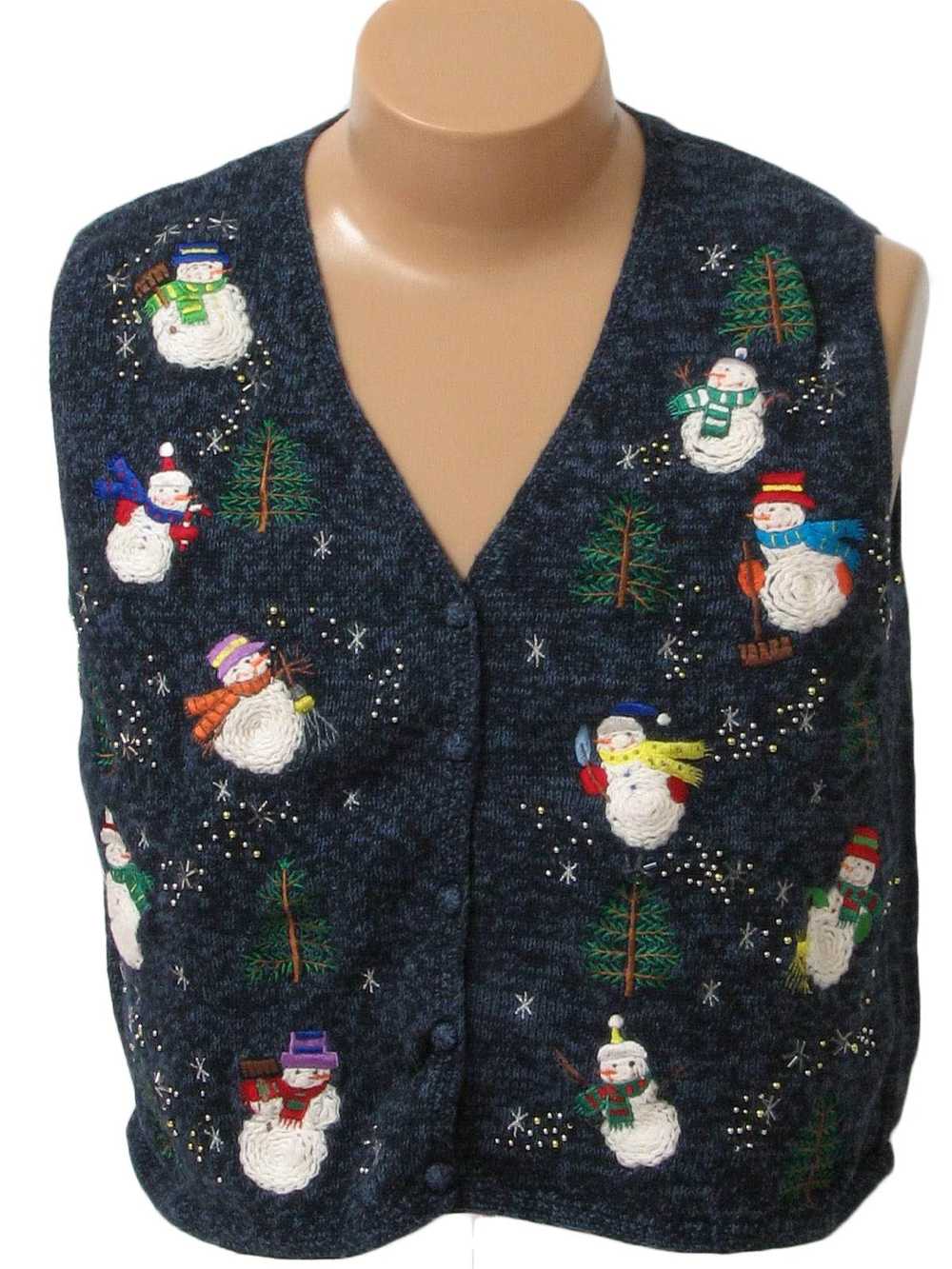 Segue Womens Ugly Christmas Sweater Vest - image 1