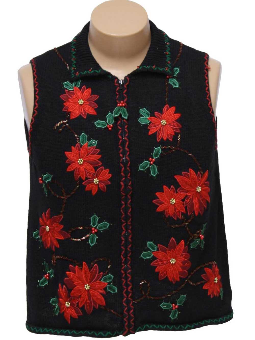 White Stag Womens Ugly Christmas Sweater Vest - image 1