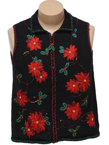 White Stag Womens Ugly Christmas Sweater Vest - image 1