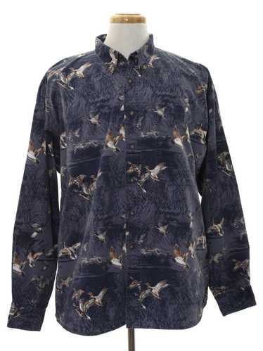 1980's North River Mens Print Shirt