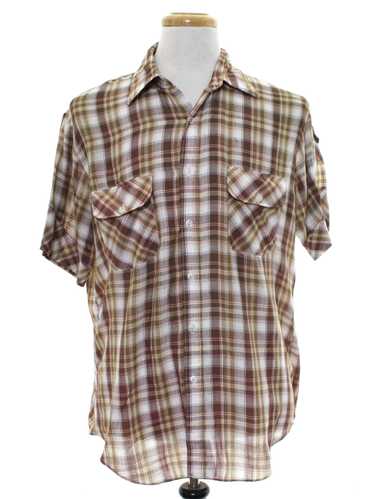 1980's Youngbloods Mens Plaid Shirt