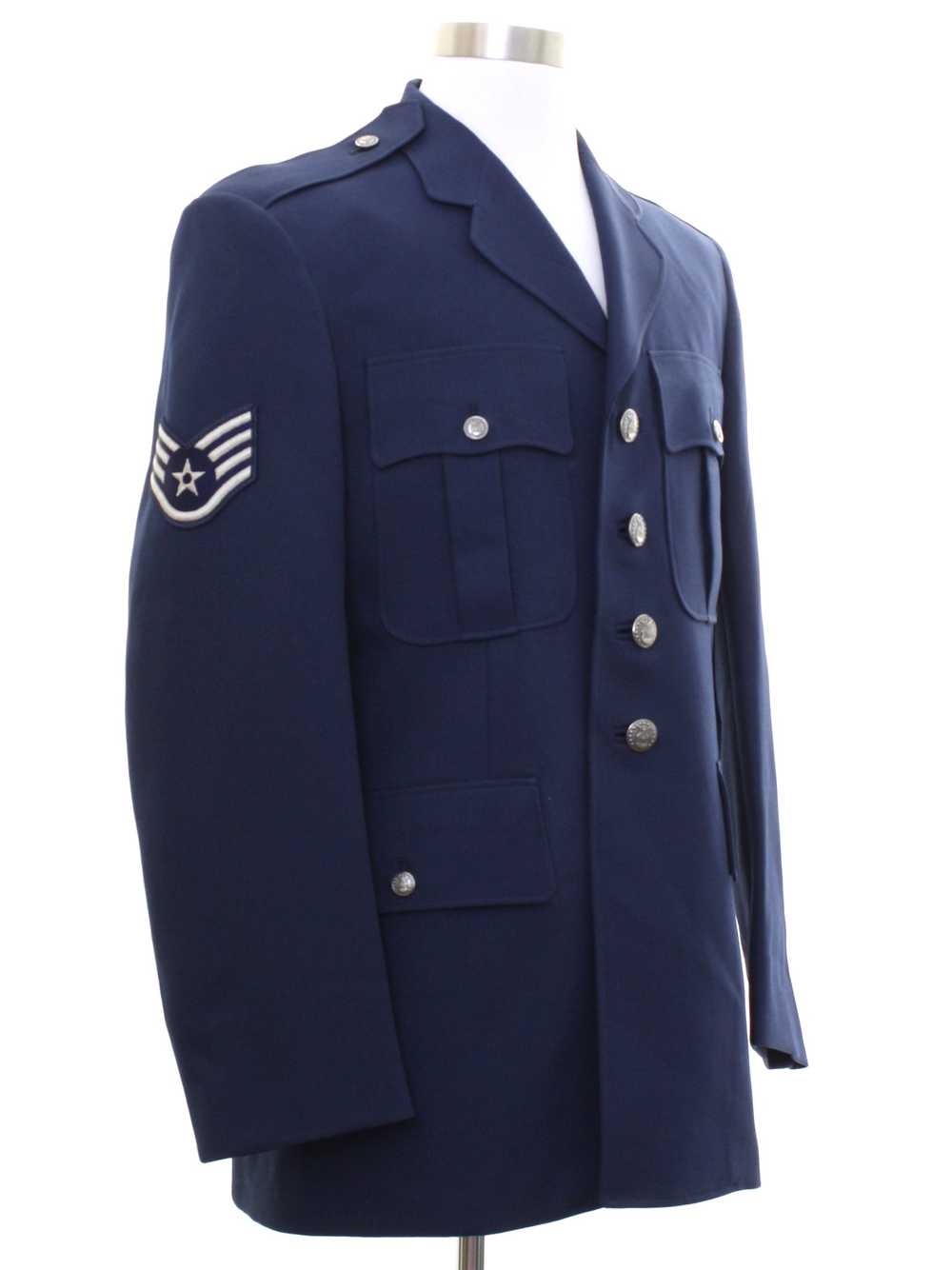 1990's Davis Clothing Company Mens Military Jacket - image 1