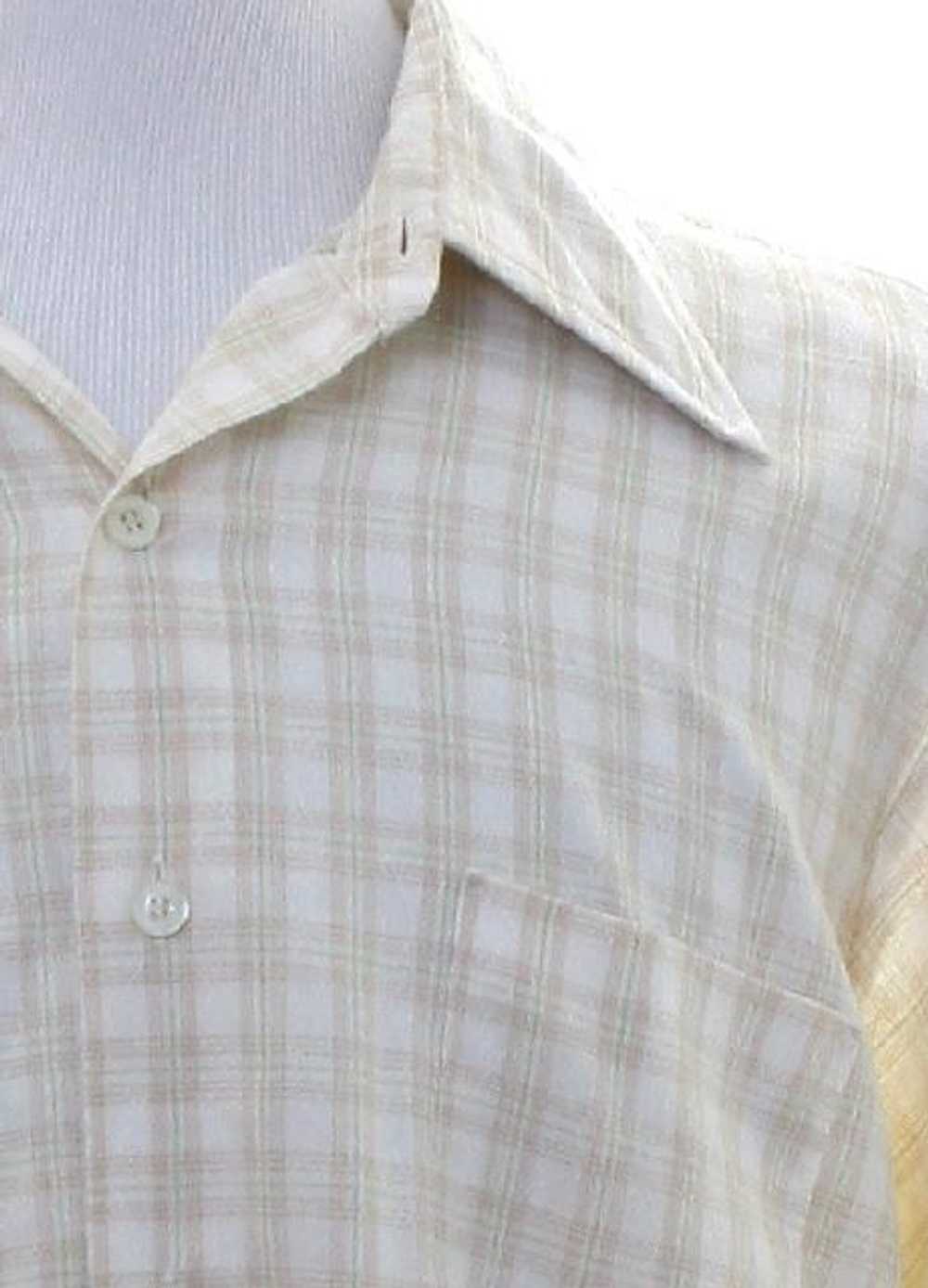 1970's Unreadable Label Mens Mod Shirt - image 2